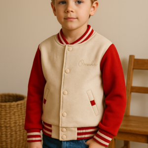 Unisex 3 Ip Önden Çıtçıtlı Cepli Kolej Ceket - Almira Bebek