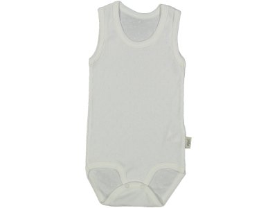 Unisex Jakarlı Kalın Askılı Çıtçıtlı Bady - 2. görsel