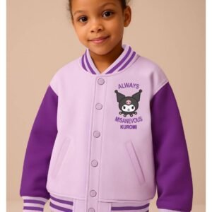 Kız Çocuk Always Kuromi Baskılı Şardonlu Kolej Ceket - Almira Bebek