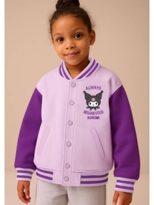 Kız Çocuk Always Kuromi Baskılı Şardonlu Kolej Ceket - Almira Bebek