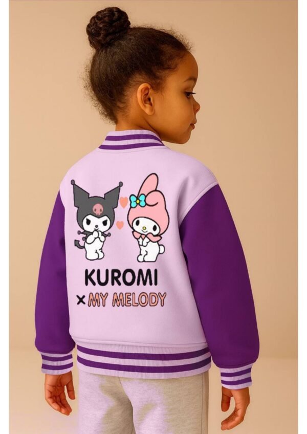 Kız Çocuk Always Kuromi Baskılı Şardonlu Kolej Ceket - 2. görsel