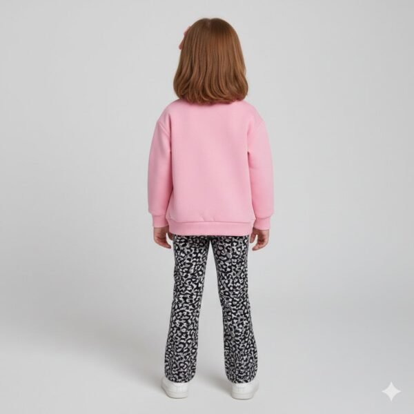 Kız Çocuk Minnie Baskılı Uzun Kollu Takım, Kız Çocuk Giyim, Rahat ve Şık - Gorsel 4