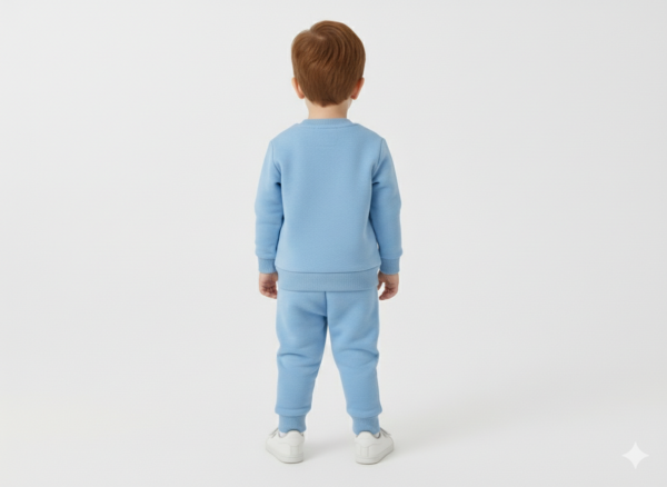 Erkek Bebek Honkk Yazılı- Kepçe Baskılı Şardonlu Takım - 3. görsel