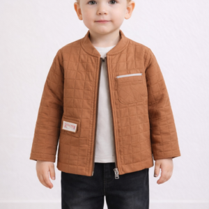 Erkek Bebek Kapitone Ceketli-  Bady-kanvas Pantolonlu Takım - Almira Bebek