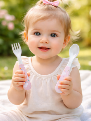 Bebek Kaşık Çatal Seti Unisex - Bebek Giyim