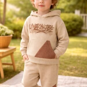 Erkek Çocuk Kapşonlu Kanguru Cepli Takım