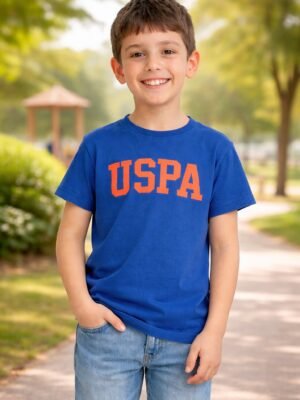 Erkek Çocuk Lacivert Yazili Kisa Kollu Tisort, Erkek Giyim, Rahat ve Şık