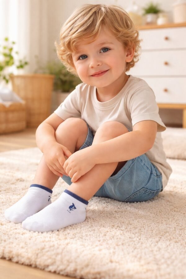 Erkek Çocuk Maloga Patik Çorap çeşitli renklerde ve bedenlerde, yumuşak ve dayanıklı yapıdaki iç giyim ürünüdür - Gorsel 2