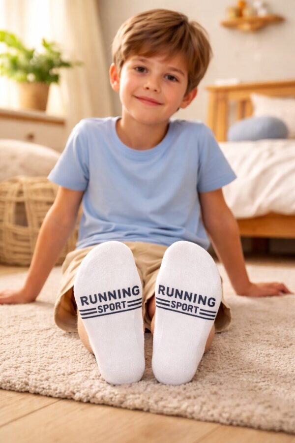 Erkek Çocuk Silikon Destekli Babet Çorapları çeşitli renk ve bedenlerde - Gorsel 2