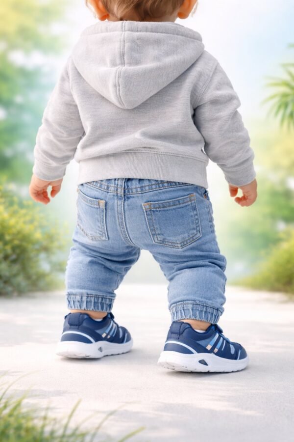 Erkek Çocuk Spor Ayakkabı çeşitli renklerde rahat ve kaymaz tabanlı - Gorsel 4