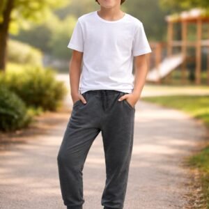 Erkek Çocuk Spor Eşofman Altı - Pamuklu, Renkli, Rahat Kesim