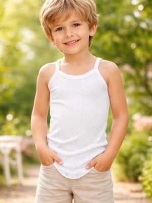 Jacquard Desenli Bebek Askılı Body Çıtçıtlı Yenidoğan Kıyafeti