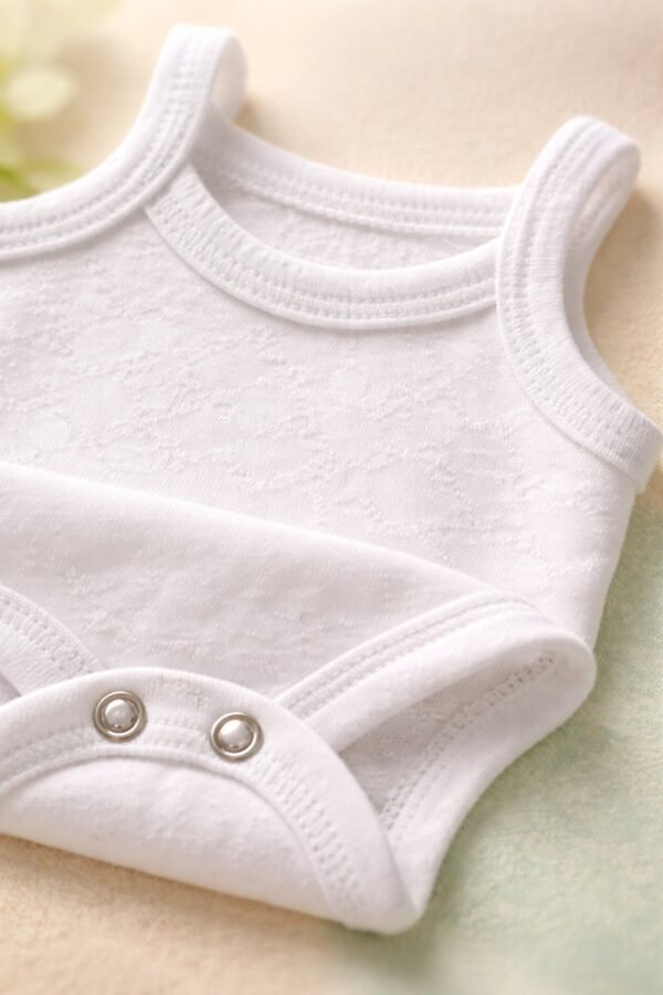 Bebek Body Krem Renkli Çıtçıtlı Pamuklu Rahat ve Pratik Model - Gorsel 3