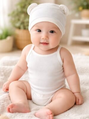 Kız Bebek İnce Askılı Cıtcıtlı Zıbın Bady, Günlük Bebek Giyim, Konfor ve Şıklık