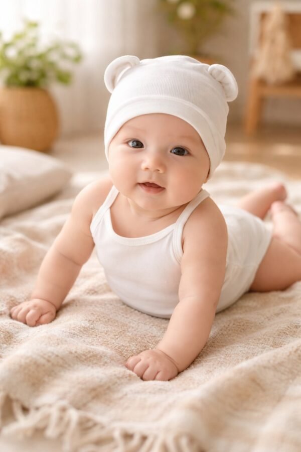 Kız Bebek İnce Askılı Cıtcıtlı Zıbın Bady, Günlük Bebek Giyim, Konfor ve Şıklık - Gorsel 2