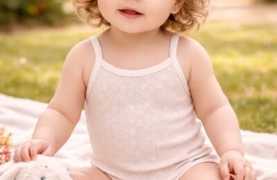 Kız Bebek Kalpli İnce Askılı Çıtçıtlı Body - Bebek Giyim - Günlük Konfor ve Şıklık