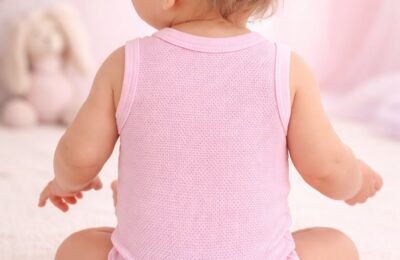 Kız Bebek Zıbın Sıfır Kol Çıtçıtlı Bebek Body 1-9 Ay rahat ve dayanıklı - Gorsel 4