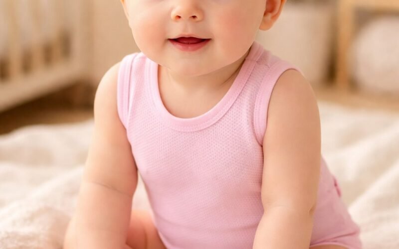 Kız Bebek Zıbın Sıfır Kol Çıtçıtlı Bebek Body 1-9 Ay rahat ve dayanıklı - Gorsel 2
