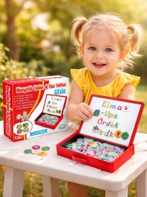 Manyetik Alfabe Seti - Eğitici Çocuk Oyuncakları renkli ve dayanıklı