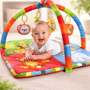 Oyuncaklı Aktivite Minderi 1-3 Aylık Bebekler İçin - Sevimli Tasarımlar