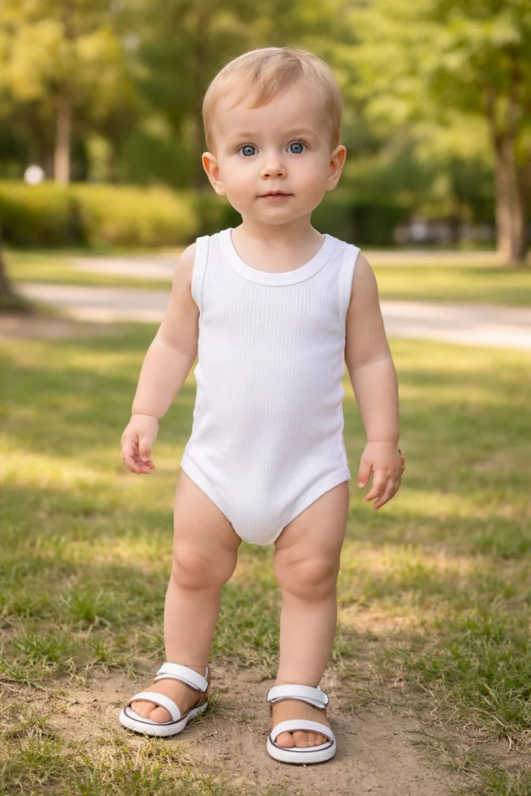 Unisex Fitilli Sıfır Kol Çıtçıtlı Bady