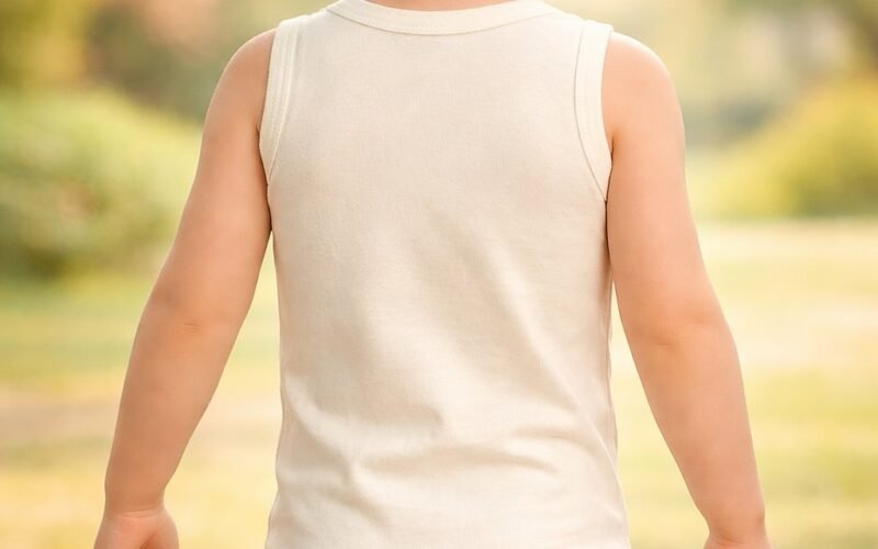Unisex Teyzem Beni Çok Seviyor Yazılı Sıfır Kollu Bebek Body, Krem, rahat ve hareketli - Gorsel 4