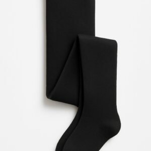 Termal Siyah Kız Çocuk Külotlu Çorap