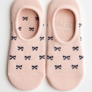 Kız Çocuk Fiyonk Baskılı Silikon Destekli Toledo Bab Çorap, kız çocuk giyim, rahat ve şık