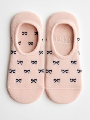 Kız Çocuk Fiyonk Baskılı Silikon Destekli Toledo Bab Çorap, kız çocuk giyim, rahat ve şık