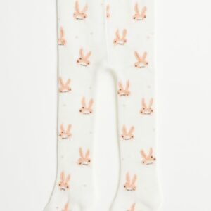 Bebekler için desenli ince külotlu çorap, kız bebek giyim, rahatlık ve şıklık sağlar