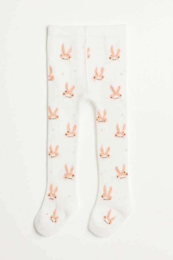 Bebekler için desenli ince külotlu çorap, kız bebek giyim, rahatlık ve şıklık sağlar