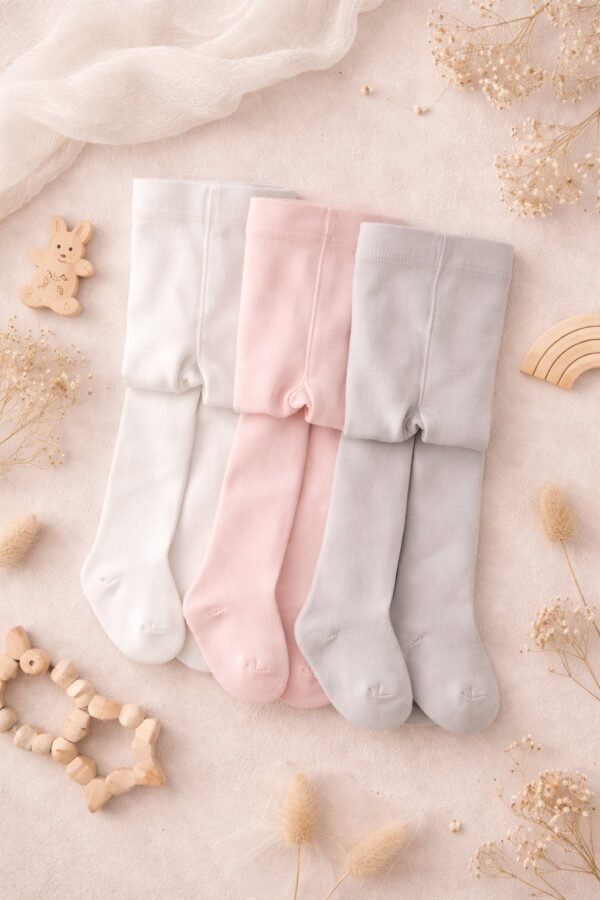Kız Bebek Çorapları İnce Pamuklu Renkli ve Rahat Konfor - Gorsel 3