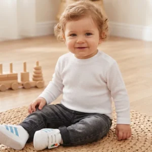 Unisex Uzun Kollu-pamuklu Bady