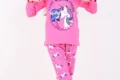 Kız Çocuk Unicornlu Love You My Frıend Yazılı Pamuklu Pembe Renk Pijama Tk. - Almira Bebek