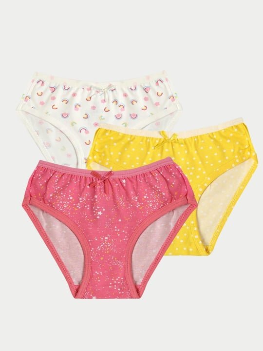 Kız Çocuk 3 ' Lü Desenli Slip