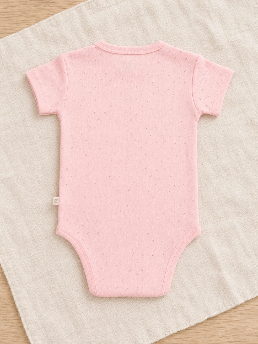 Kız Bebek Kısa Kollu Delikli 2li Çıtçıtlı Bady - Alternatif ürün görünümü - Almira Bebek