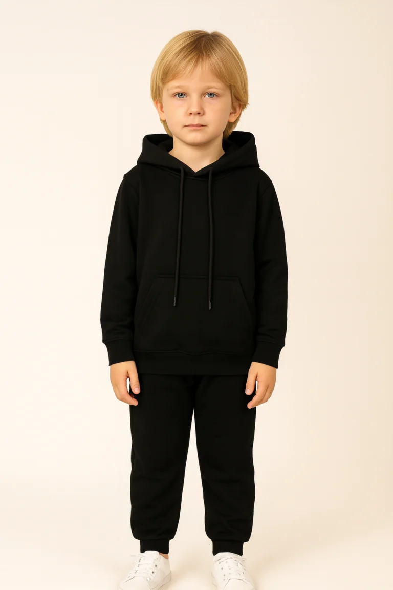 Erkek Çocuk Kapşonlu Kanguru Cepli SweatShirt
