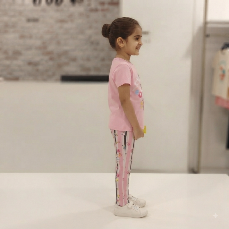Kız Çocuk Hola Tropical Yazılı Kısa Kollu Pijama Takımı - 3. görsel