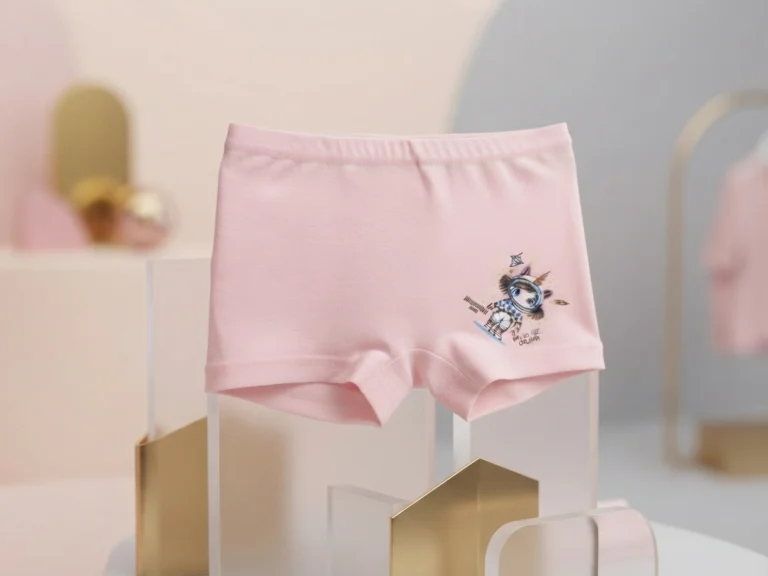 Kız Çocuk Astronot Kız Baskılı Boxer