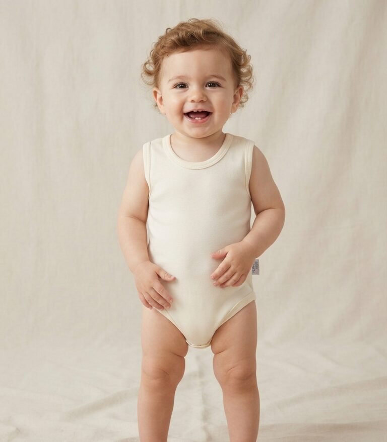 Unisex Sıfır Kollu Çıtçıtlı Bady