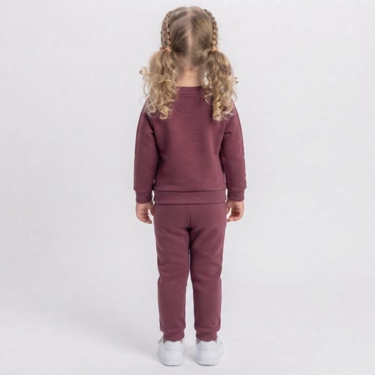 Kız Bebek Çiçek Nakışlı Şardonlu İkili Takım - 2. görsel