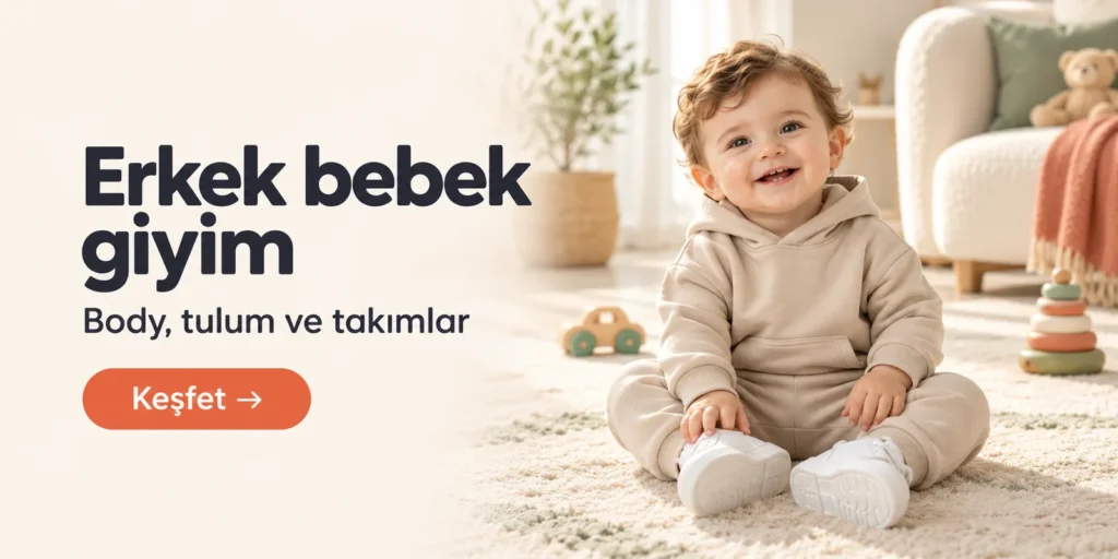 Erkek bebek giyim. Body, tulum ve takımlar