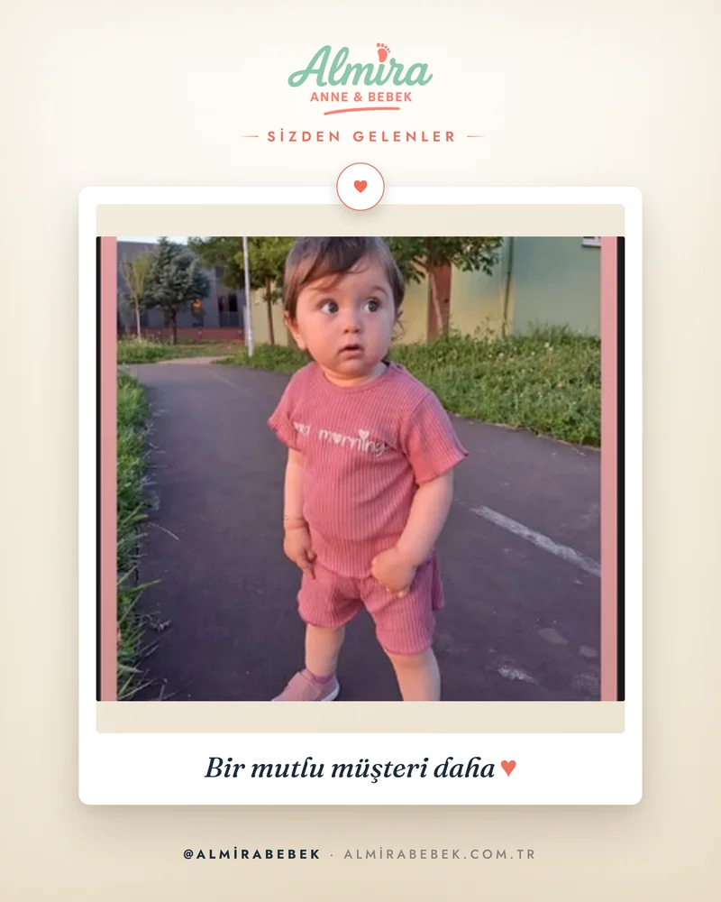 Almira Bebek müşteri fotoğrafı — Bir mutlu müşteri daha