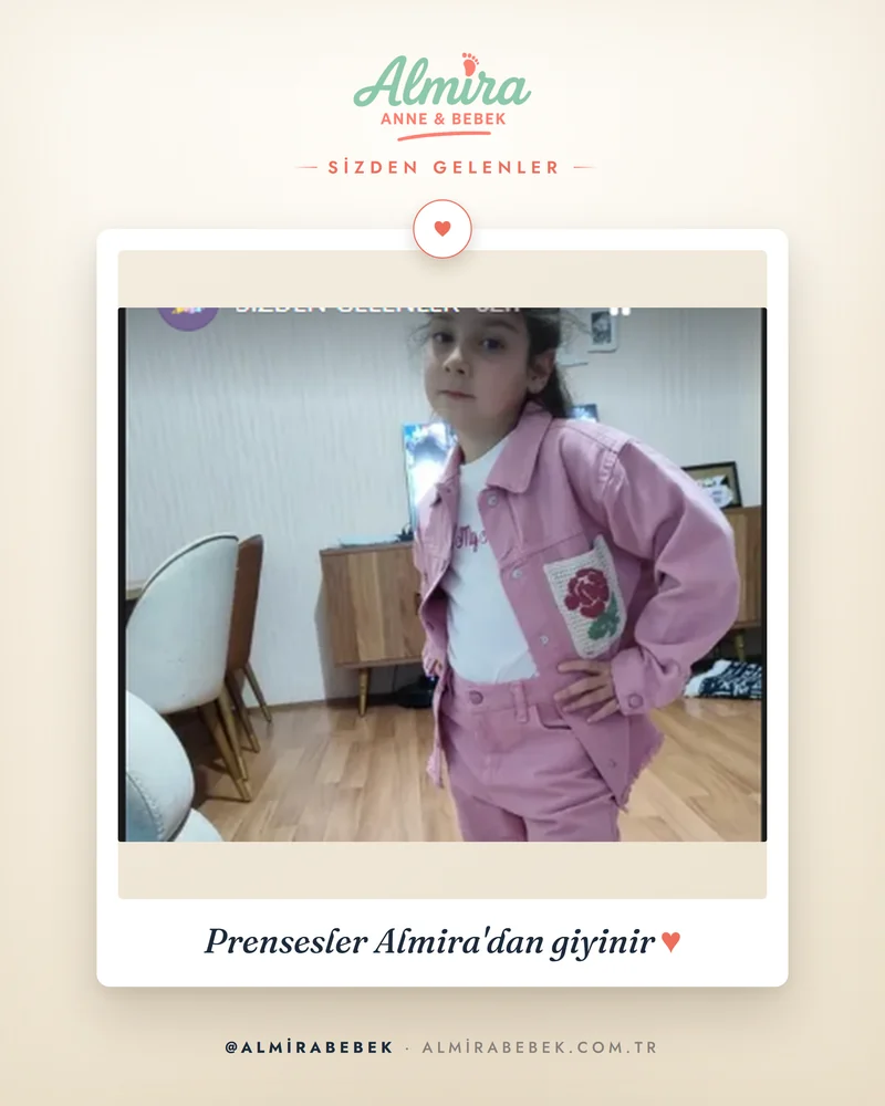 Almira Bebek müşteri fotoğrafı — Prensesler Almira’dan giyinir