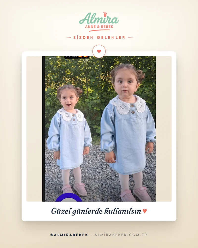 Almira Bebek müşteri fotoğrafı — Güzel günlerde kullanılsın