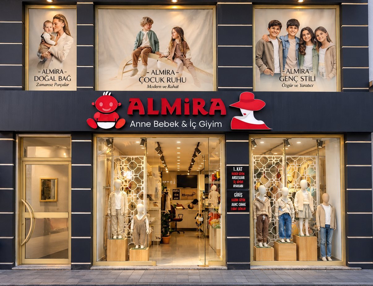 Almira Bebek Eynesil mağazası dış cephe